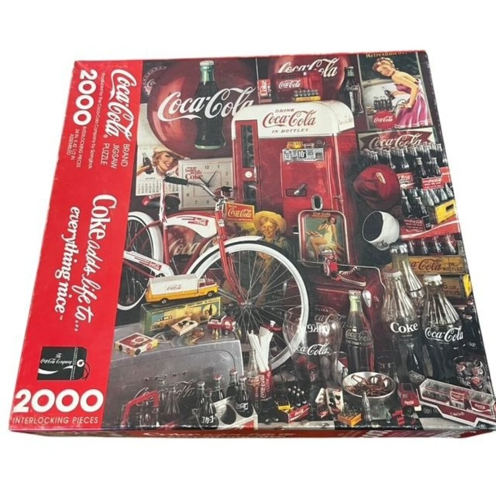 Coca Cola 2000 Piece Jigsaw Puzzle Coke Adds Life To Everything Nice